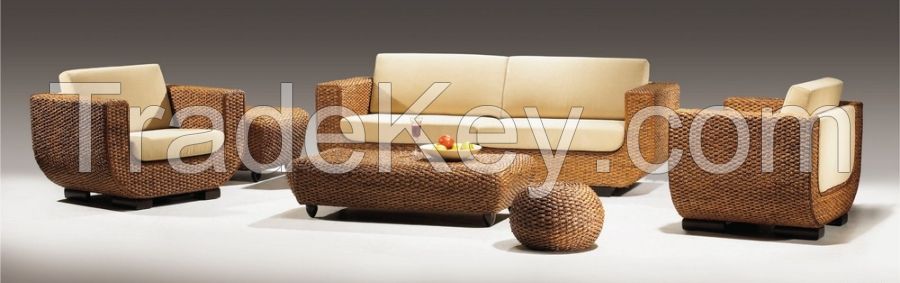 WATER HYACINTH SOFA SET WASF-001