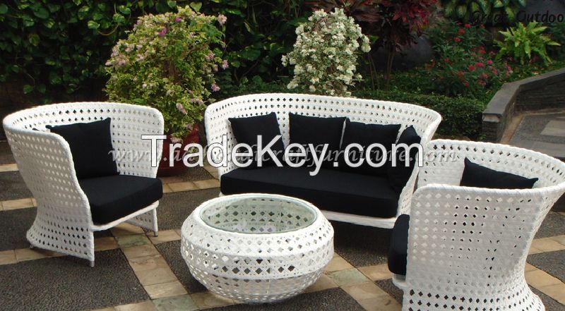 POLY RATTAN GARDEN SOFA SET PRSF-006