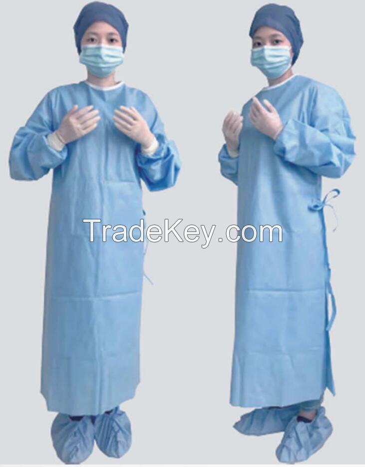 Sterile Surgical Suit TUV and 510K AAMI L4/3/2 EN13795