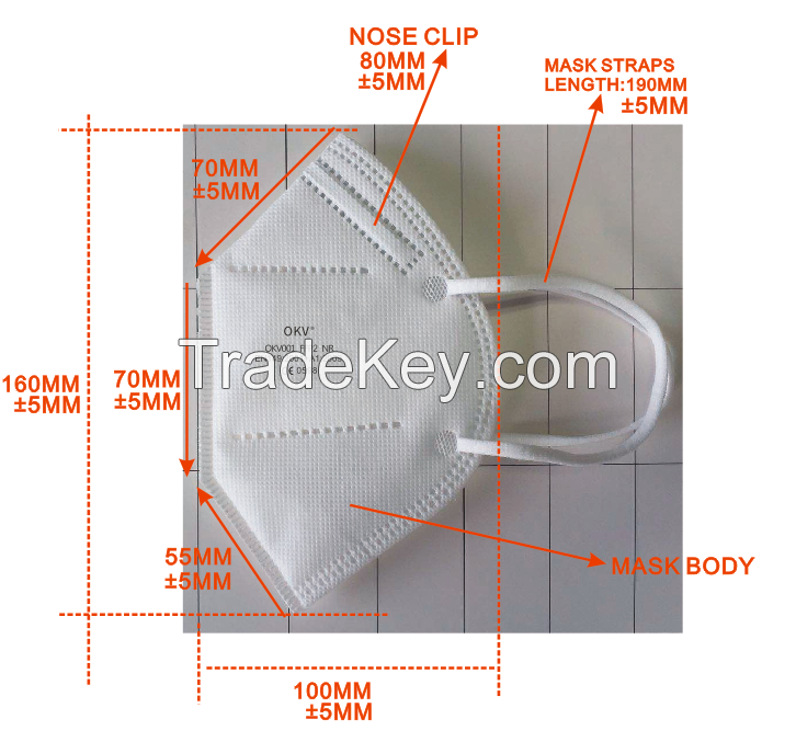 FFP2 NR Filtering Half Mask With the CE (EN149)