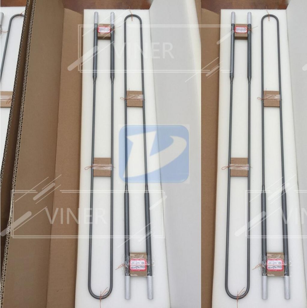 Super U type MoSi2 Heating elements 1800C