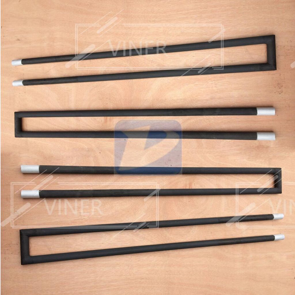 U Type Silicon Carbide SiC heating elements up to 1600C