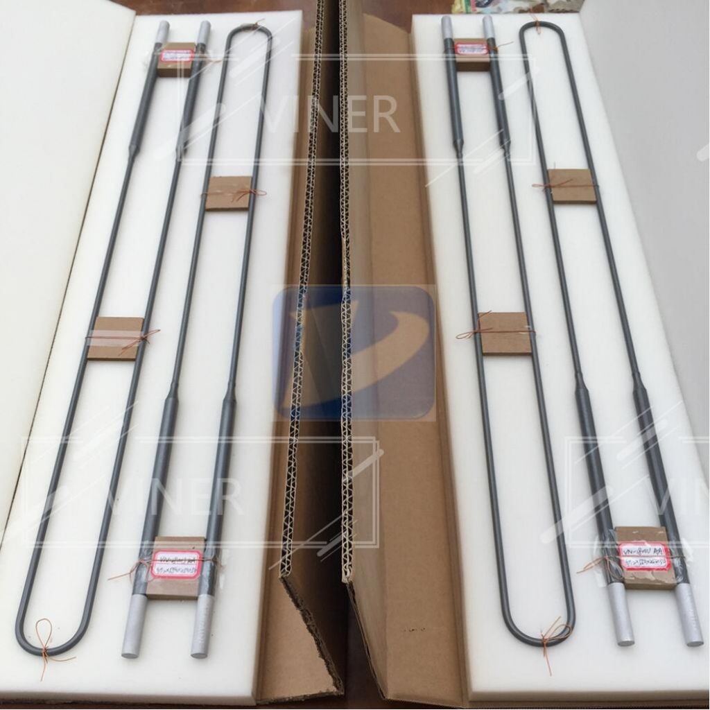 U type Molybdenum Disilicide MoSi2 Heating element 1800C