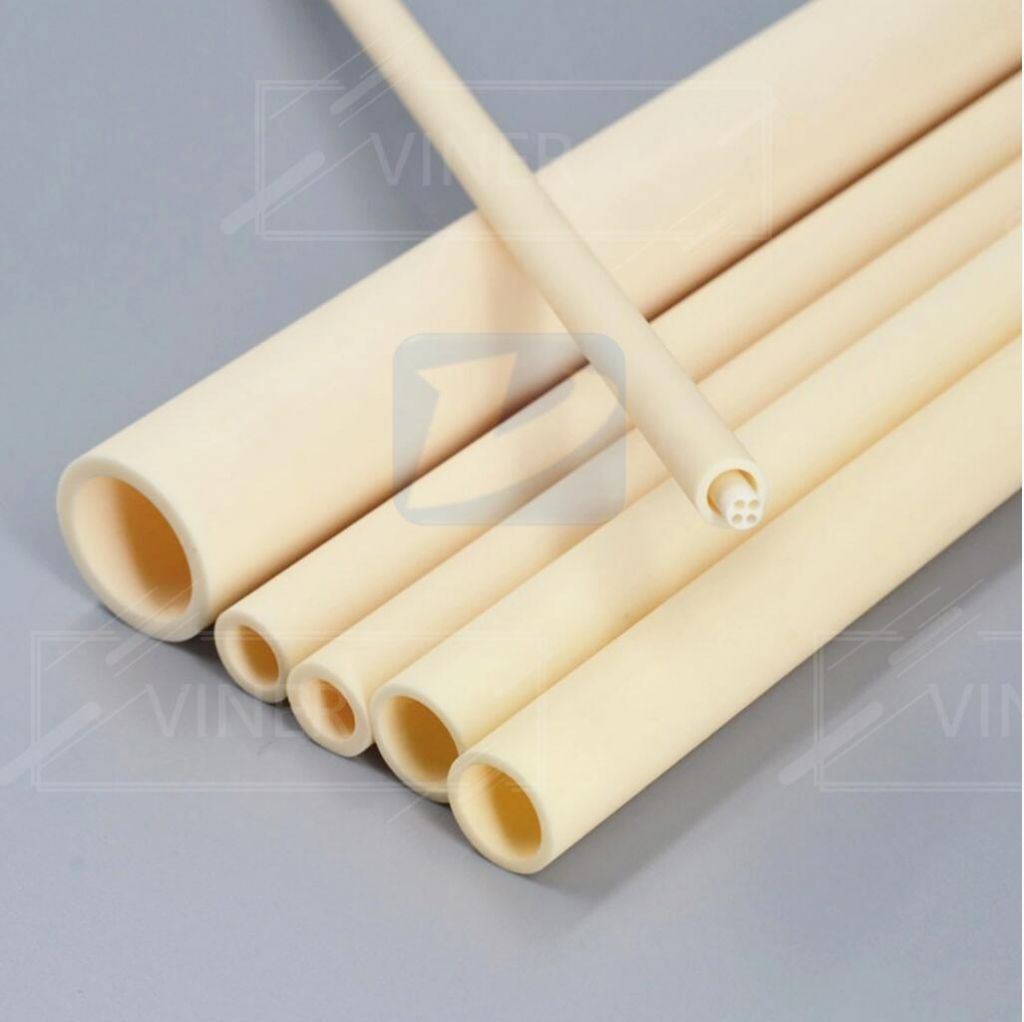 99.7% High Purity Alumina Ceramic Tube for Melting Furnace