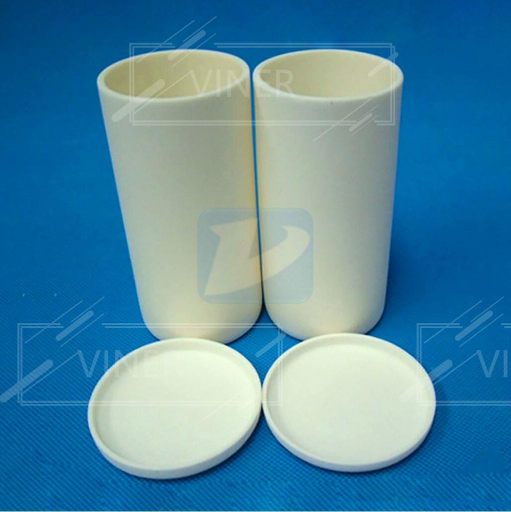 High Temperature Resistant Alumina Corundum Crucible for Laboratory Using