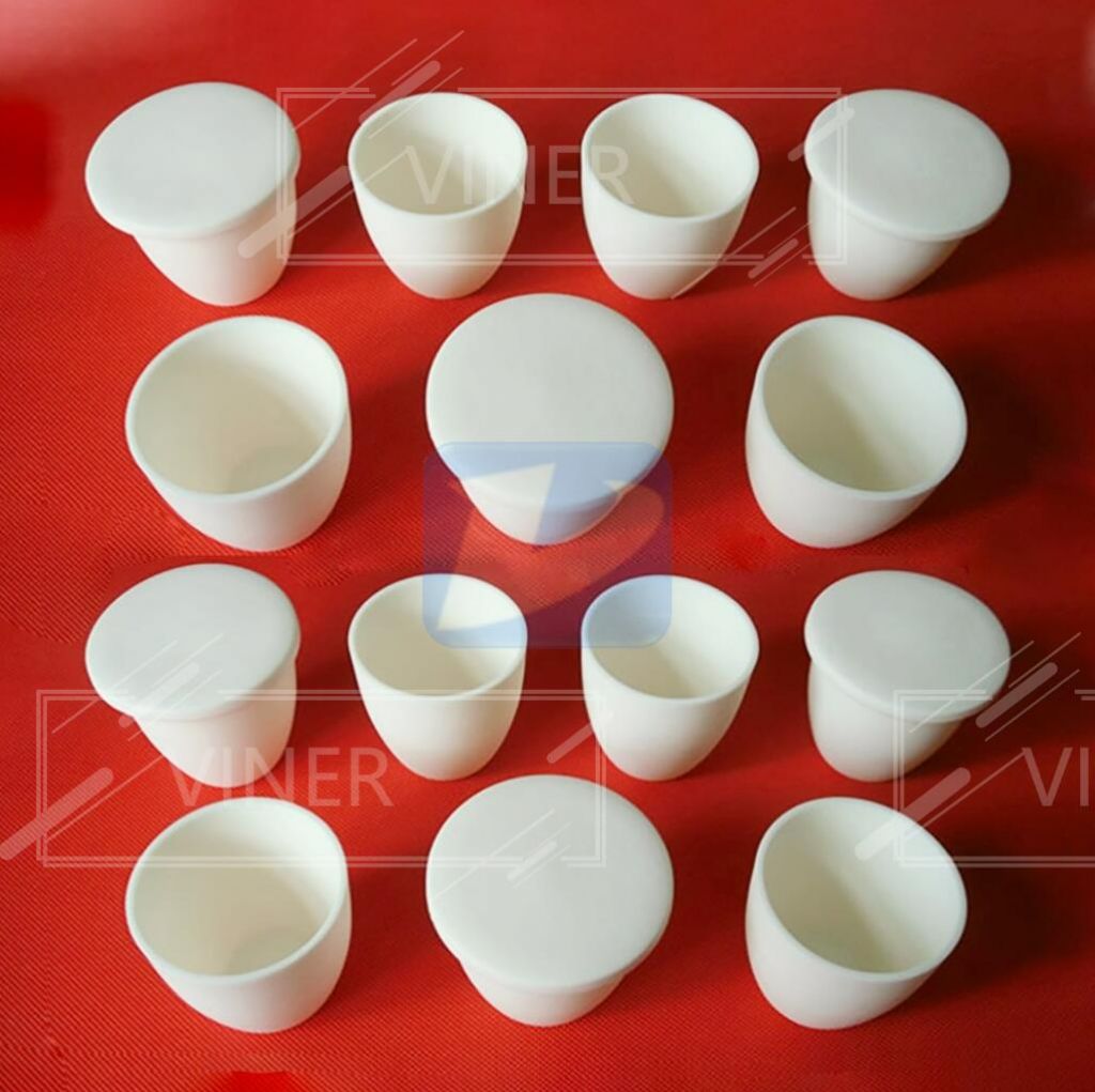 High Temperature Alumina Crucible with 99.7% high Alumina