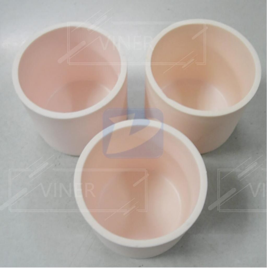 1800 High Purity Al2O3 Ceramic Crucible with Lid