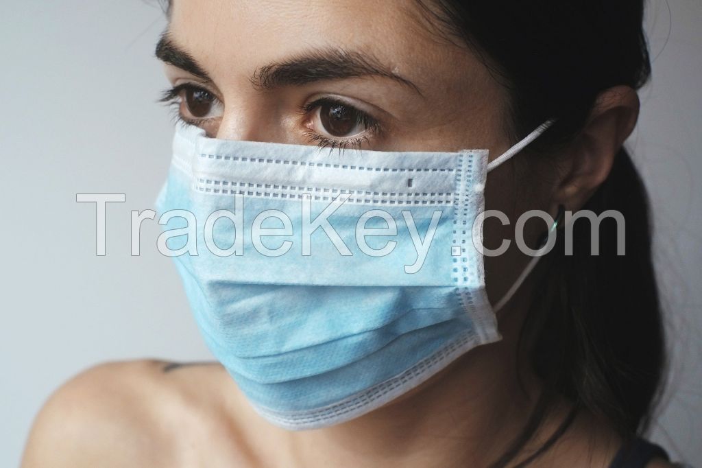 DISPOSABLE 3PLY PROTECTIVE FACE MASK WITH EARLOOP AND MELTBLOWN FILTER MANUFACTURER