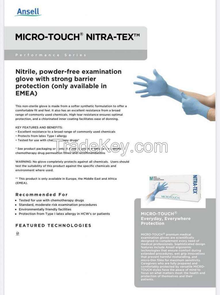 Nitrile Glove (Thailand, Malaysia, Vietnam)