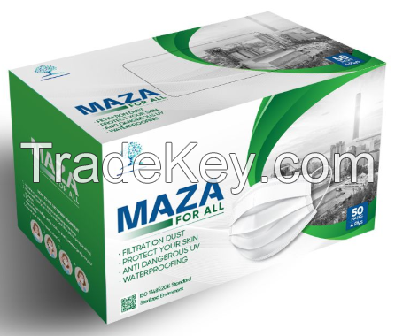 Medical mask: MAZA for All 4 layers