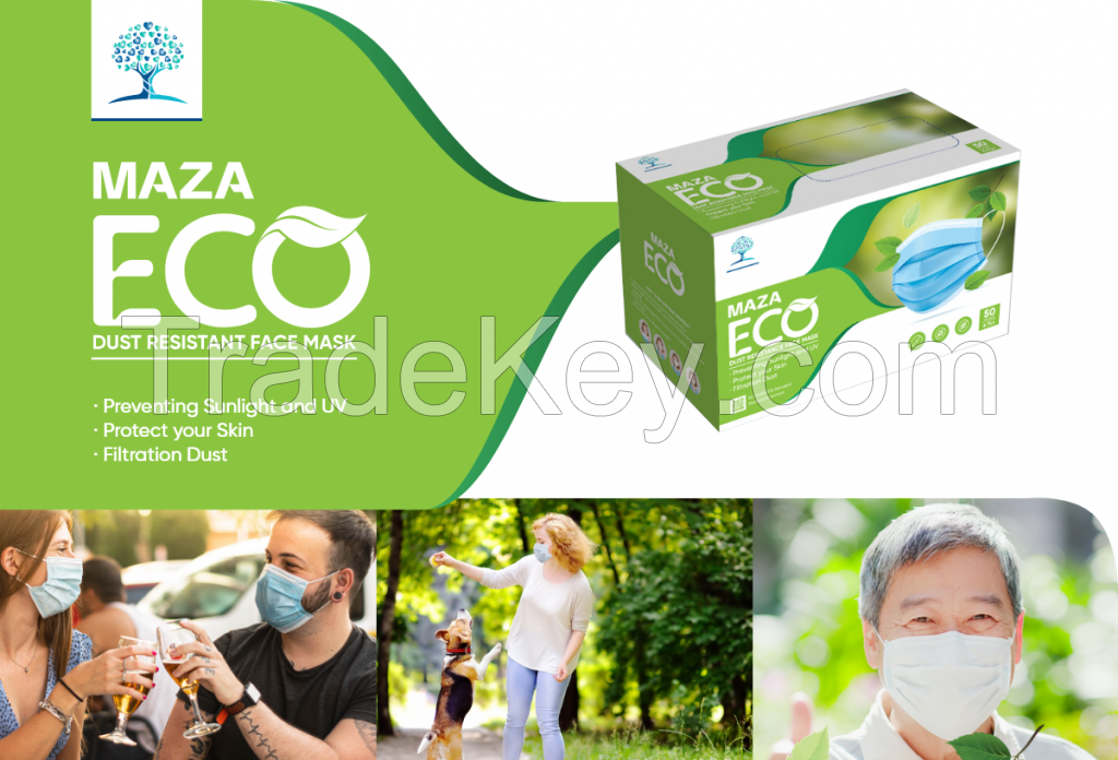 Dust Proof mask MAZA ECO 3 layers