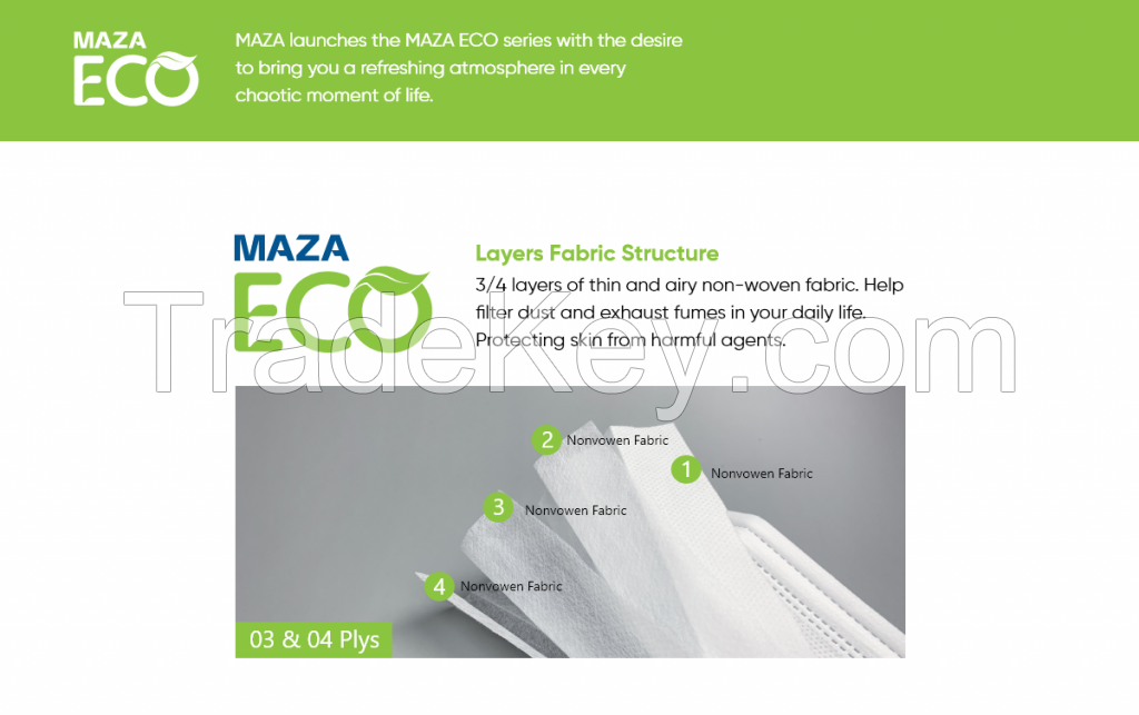 Dust Proof mask MAZA ECO 3 layers