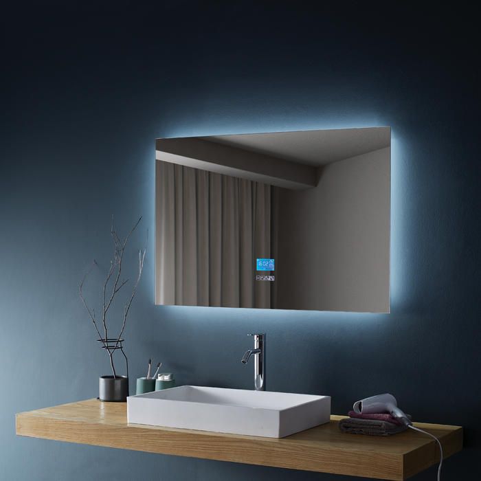 Hot sell popular China factory hotel backlit mirror bathroom illuminated led mirror 