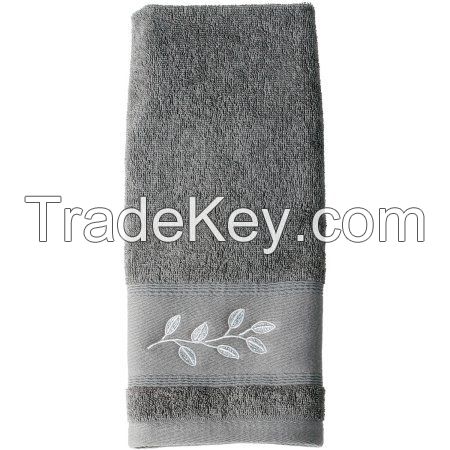 Jacquard , Embroidered Hand Towel