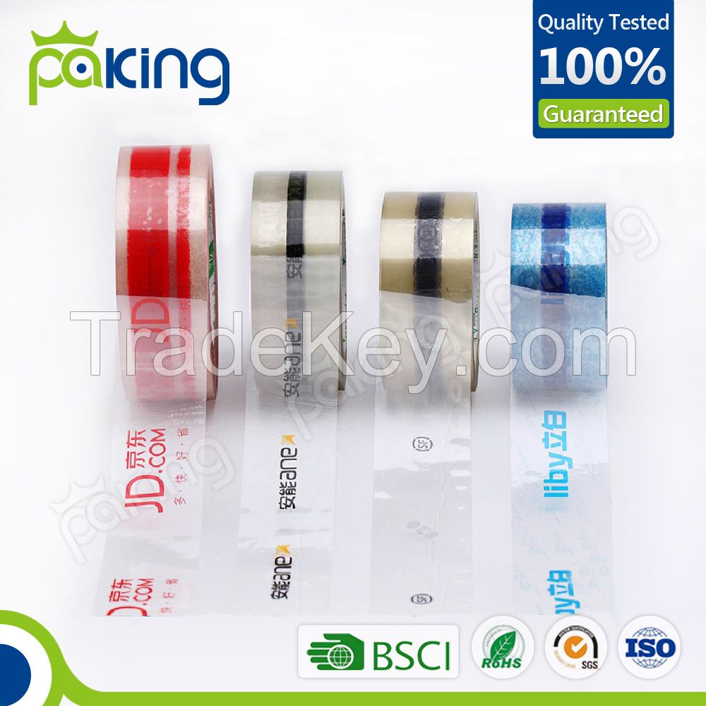 oem designed printed boipp packing tape with logo 