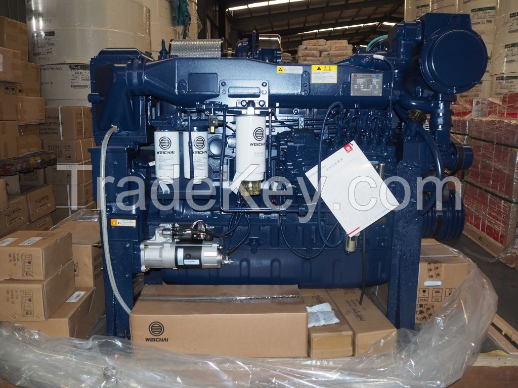 Weichai WD12 6 cylinder marine engine for fishing boat