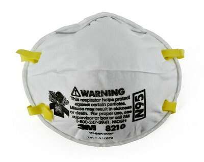 3M Particulate Respirator 8210, N95