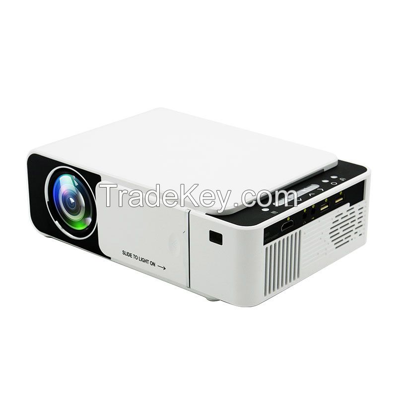 2020 Factory wholesale 800*480 wifi lcd led portable home theater projector T5