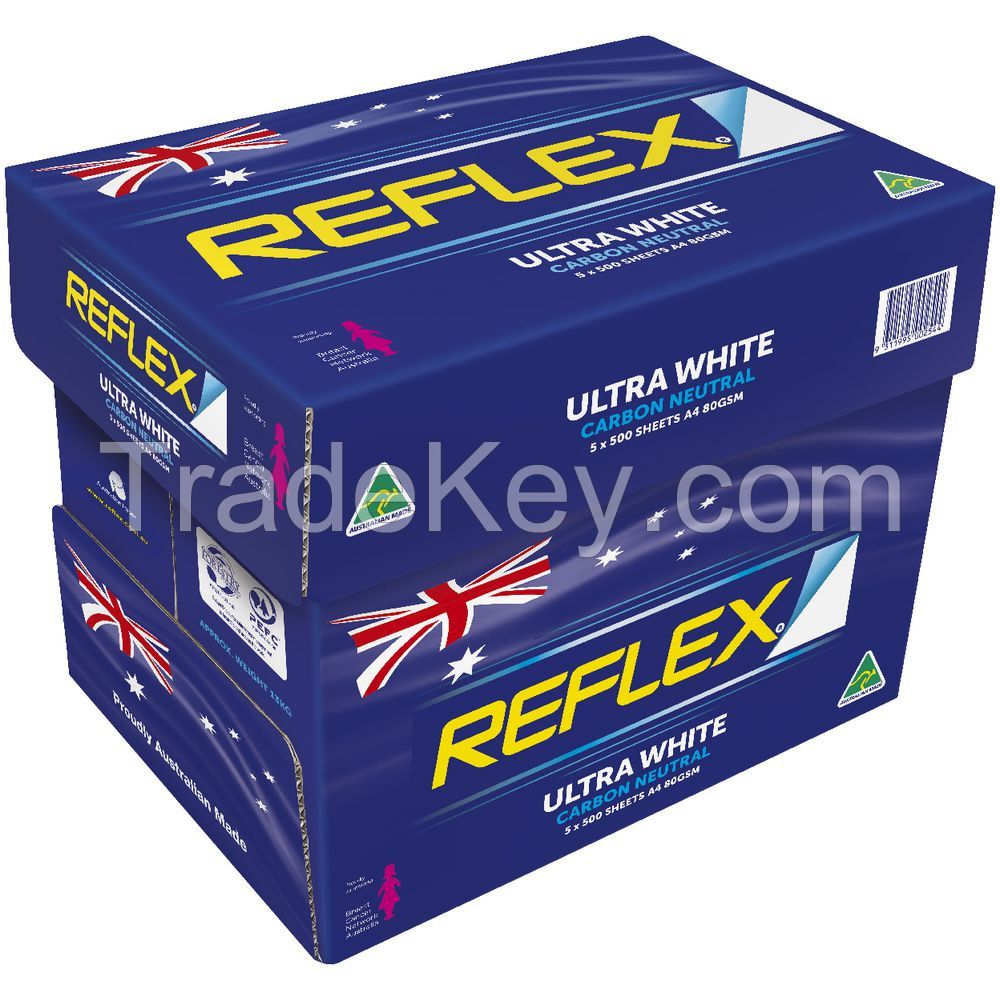 Top Quality Reflex A4 Copy Paper 70gsm 75gsm 80gsm