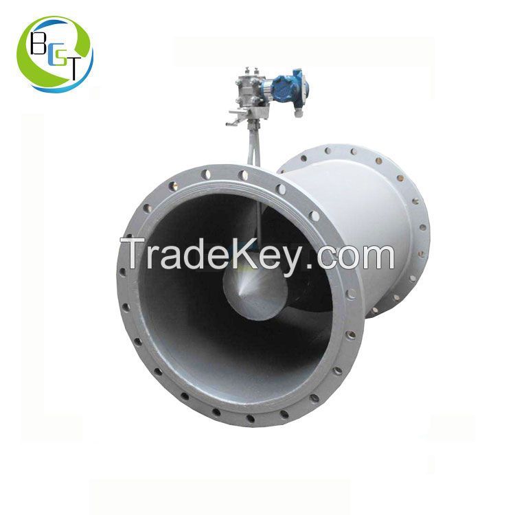 Integral v-cone flow transmitter