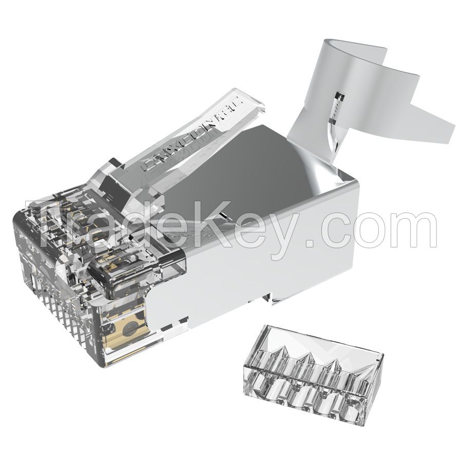 Cat6A STP RJ45 Connector For Ethernet Cable