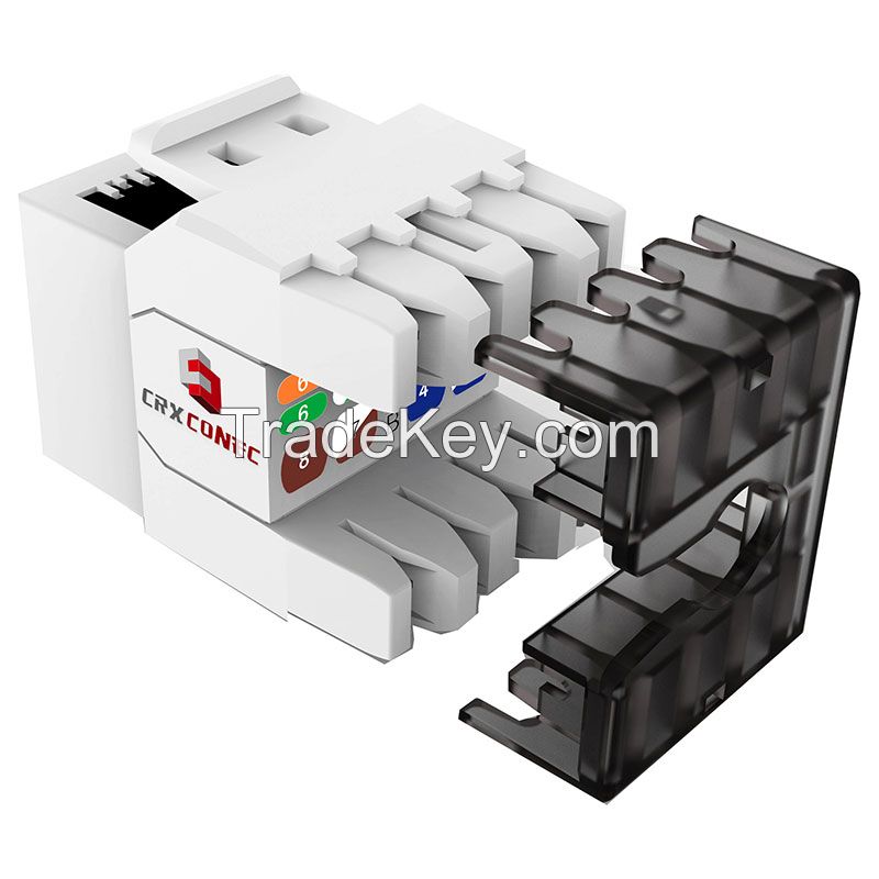 CAT6 Unshielded 180 Degree RJ45 Keystone Jack