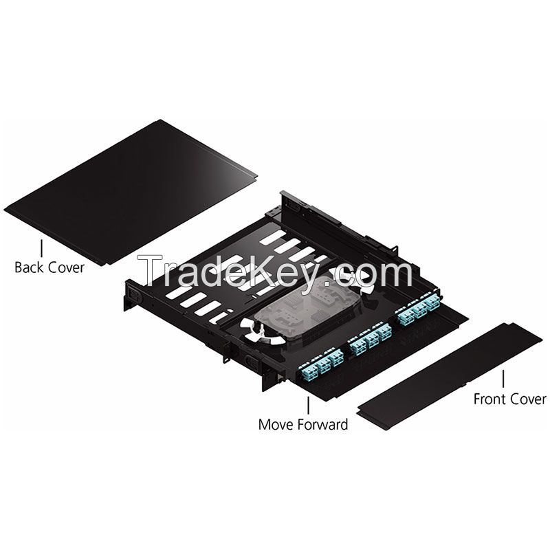 Bi Direction Sliding Fiber Optic Patch Panel