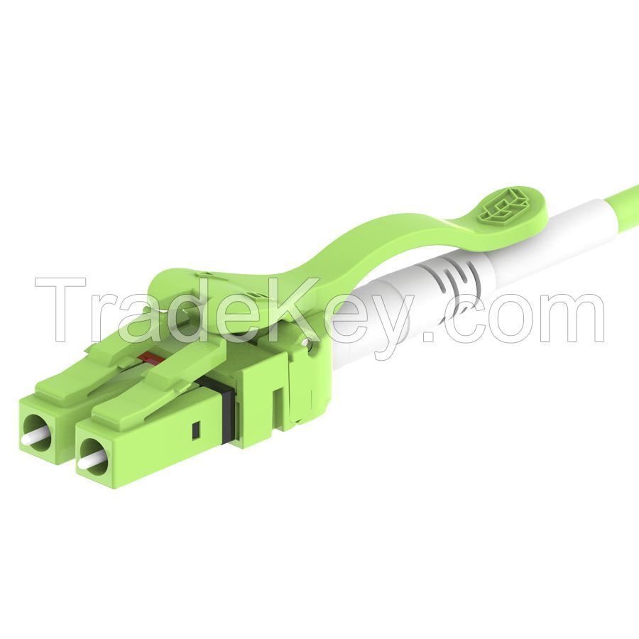 Multi Mode OM5 Rel-Easy LC Duplex Fiber Optic Patch Cord