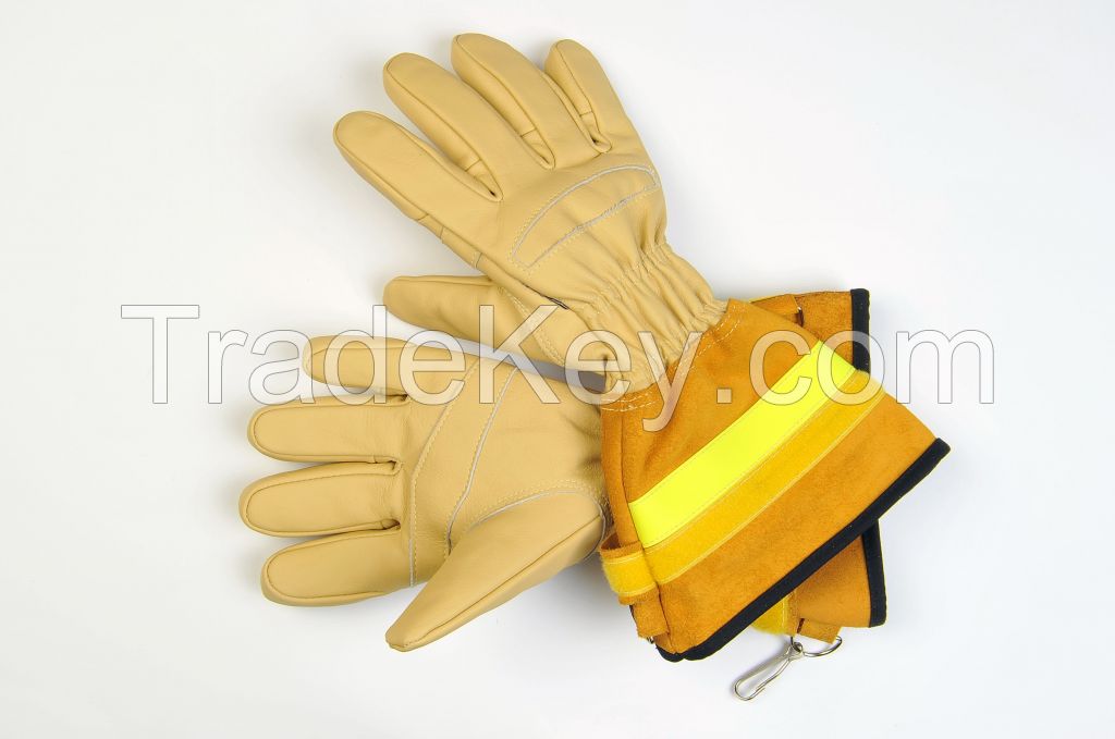 FGVF 659 Firemans Leather Gloves