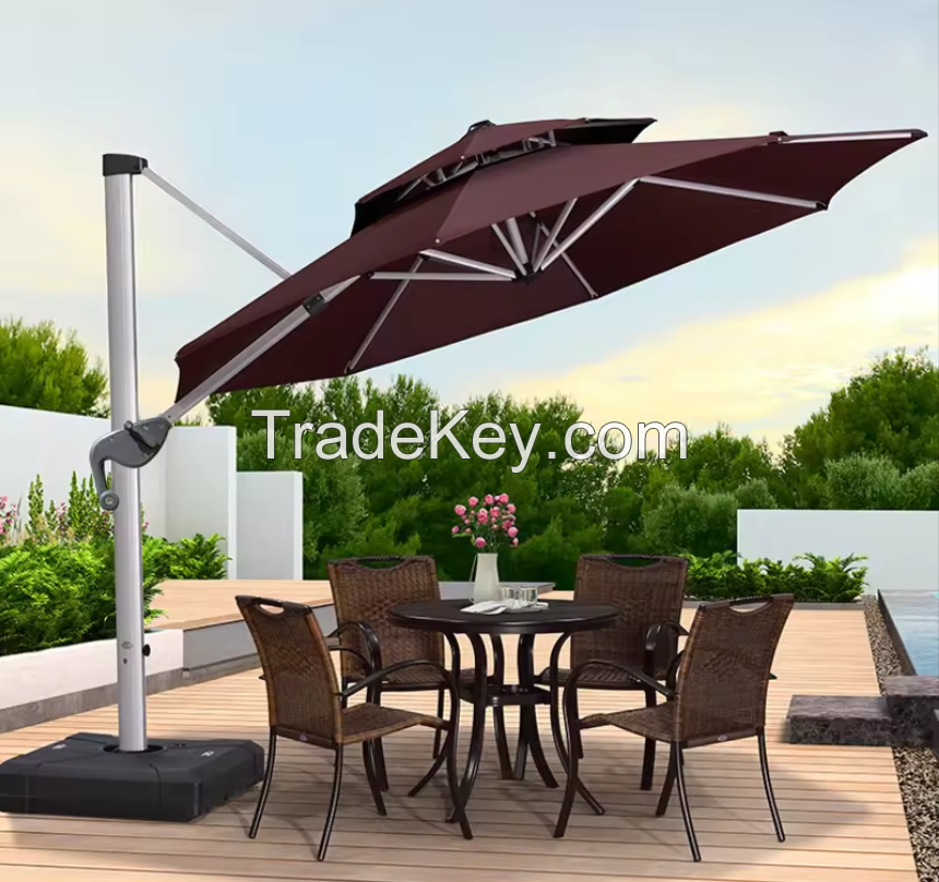 New Style Aluminum Furniture High Quality Outdoor Sun Garden Replacement Crank For Easy Sun Parasol