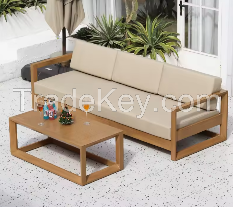 Garden Furniture Sofa Set Hotel Furniture Outdoor Sofa Patio Furniture Set Metal Modern Living Couch Set