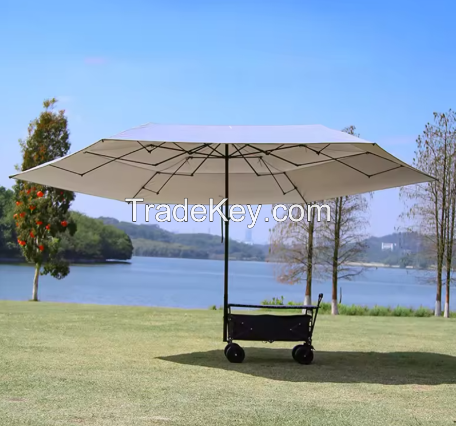 Summer Design 3.3meter Outdoor Large Sunshade Area Umbrella Garden Patio Umbrellas For Camping Entertainment