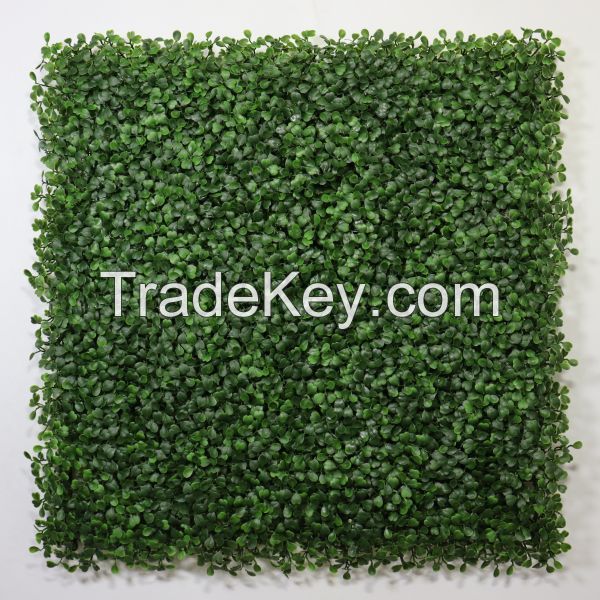 Custom vertical garden hedge fence wall artificial living green plant wall