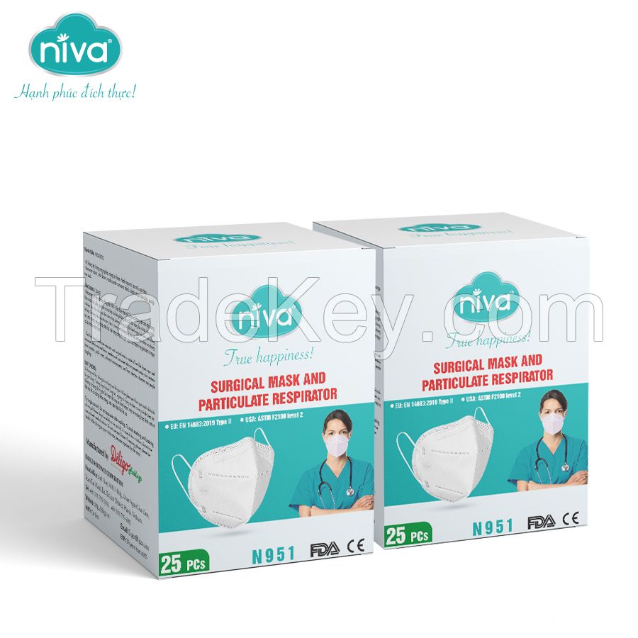 SURGICAL 3D-N95 MASK  FROM VIETNAM WITH GOOD MATERIAL