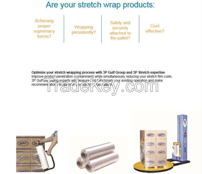 Stretch film/jumbo stretch film/ machine stretch film/ prestretch film all transparent