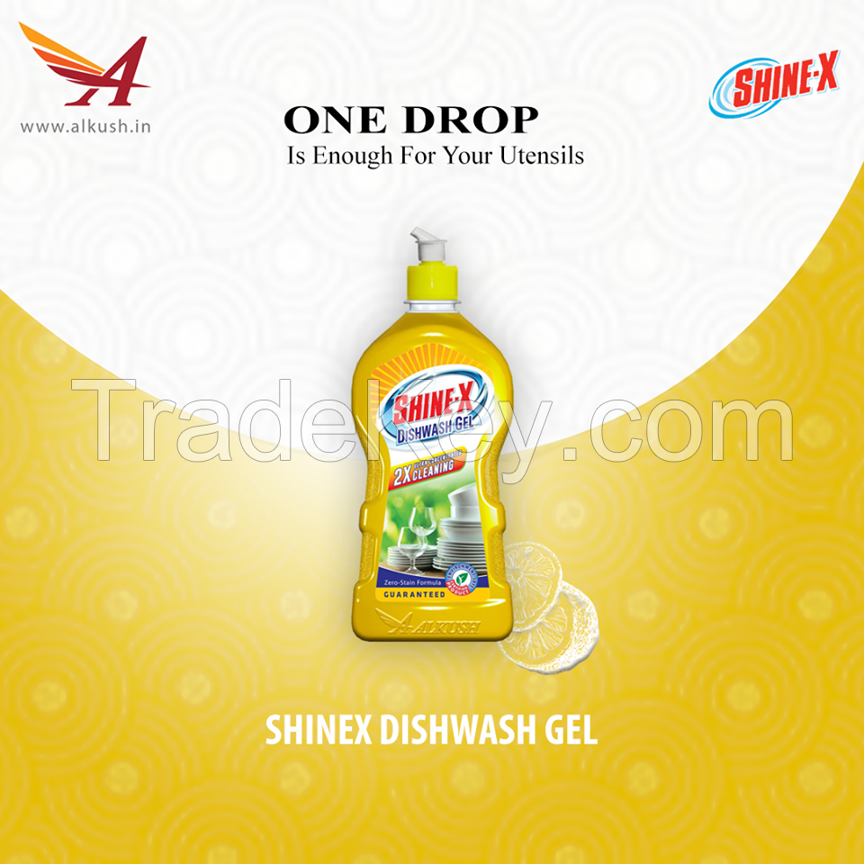 ShineX- Dishwash Gel 250ml, 500ml