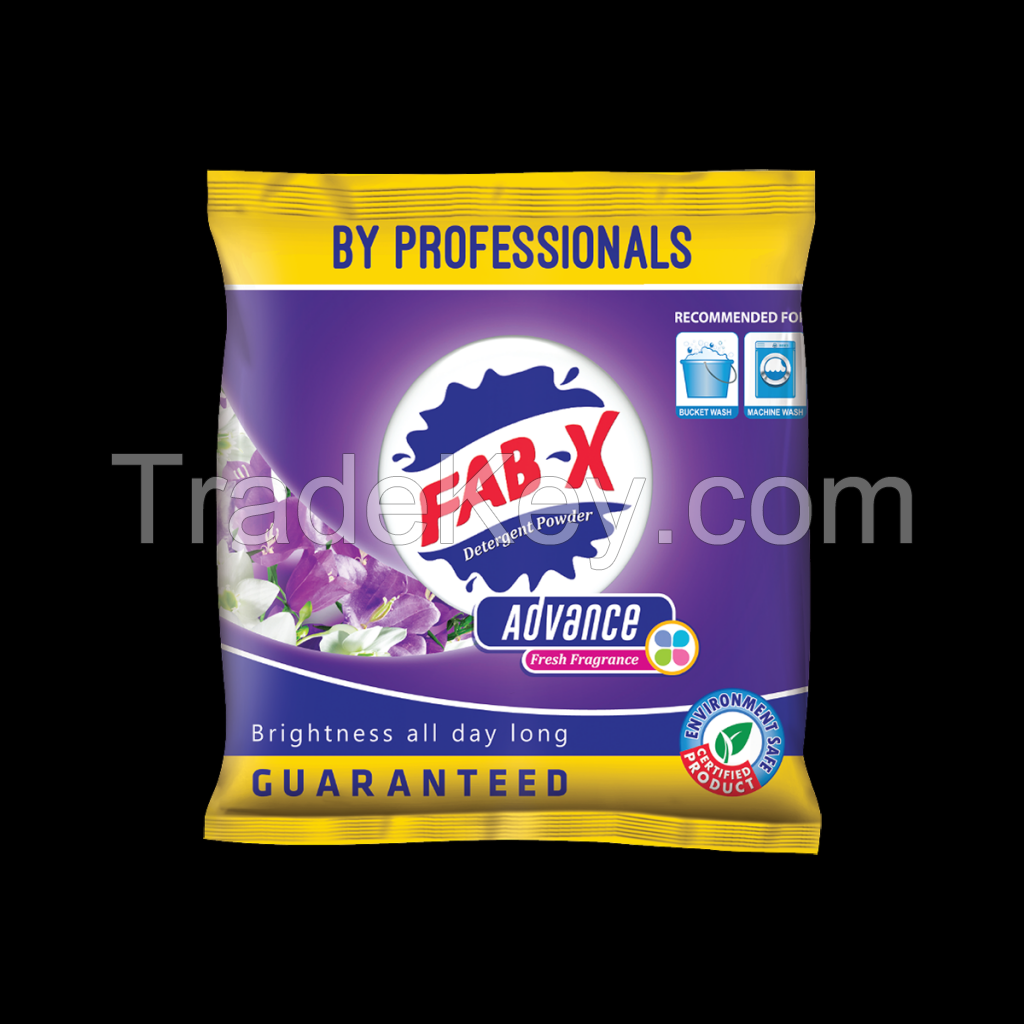 Fab X - Advance Detergent powder  12gm, 120gm, 500gm, 1kg 