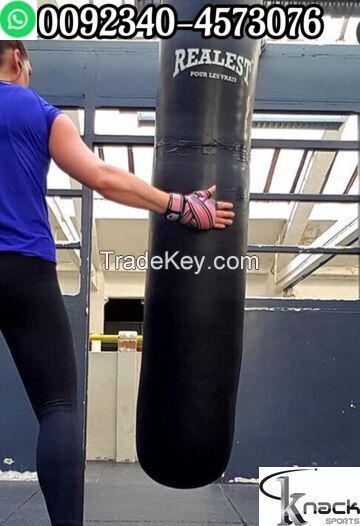 Heavy Boxing Punching Bag Speed Training Kicking Workout W/ Chain Hook