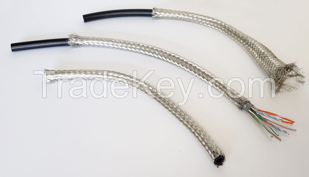 AC-4500 EMI/RFI Cable Shielding - Braiding (Tinned Copper)