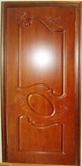 Solid wood composite craftwork door