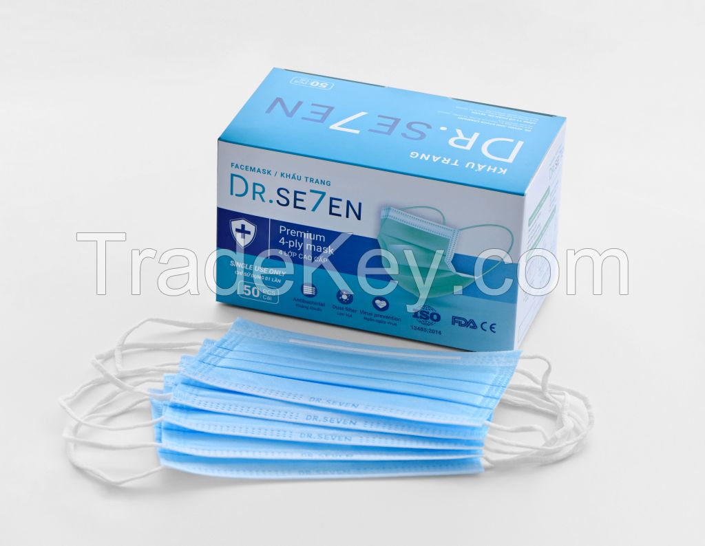 3 - LAYER MELTBLOWN MEDICAL MASK - LEVEL 1 (3 ply)