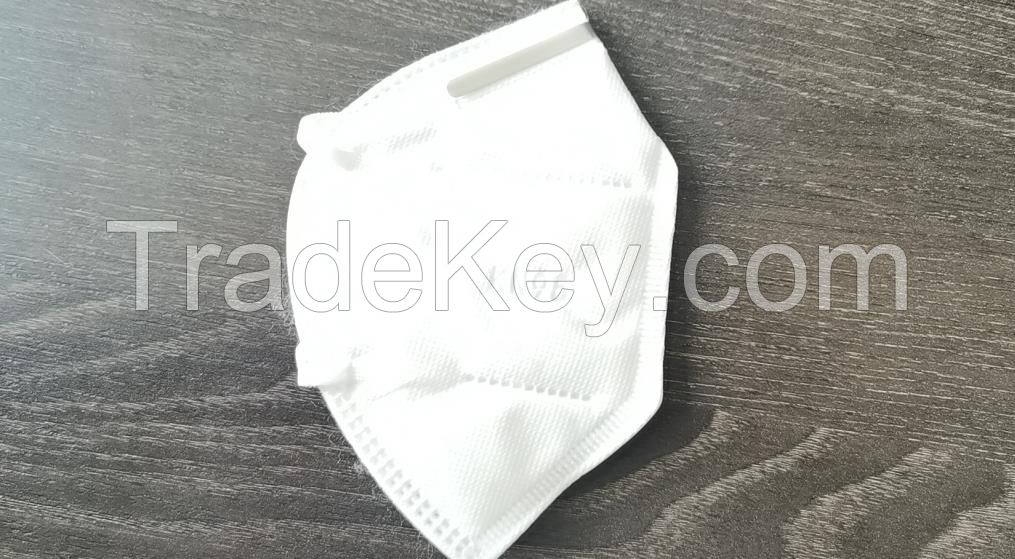 2020 Disposable Nonwoven KN95 Folding Half 5-ply Face Mask for Self Use