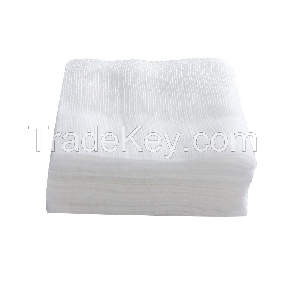 10x20cm 12-ply 100% Cotton Gauze Swabs