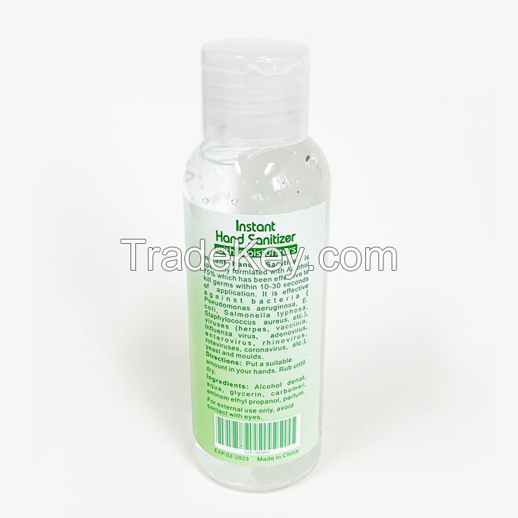 OEM alcohol hand sanitizer best price 100ml/3.53oz Instant hand sanitizer