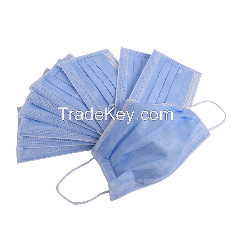 3 Ply ear loop face mask, disposable Medical surgical face mask 