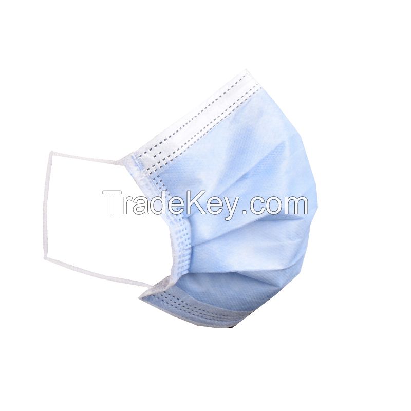 3 Ply ear loop face mask, disposable Medical surgical face mask 