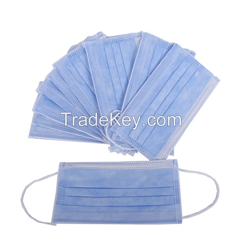 3 Ply ear loop face mask, disposable Medical surgical face mask 