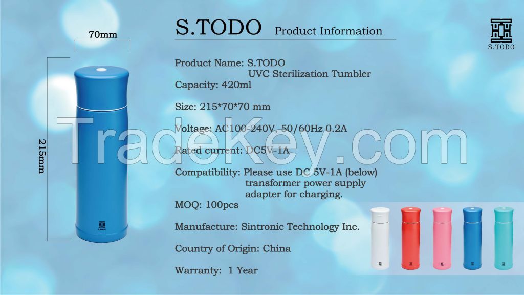 UVC LED Water Sterilizer Tumbler