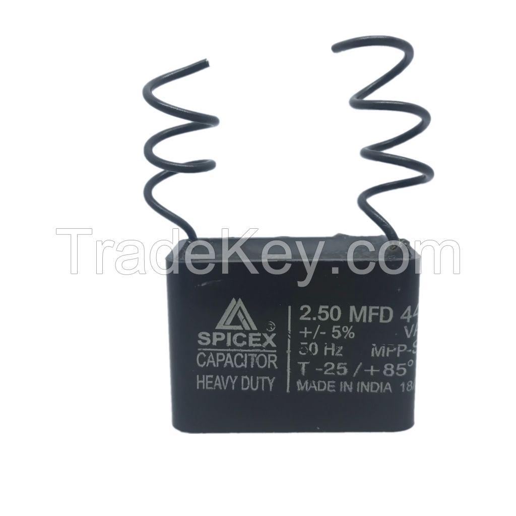 2.5  MFD -440v Box Type Wall Fan Capacitors