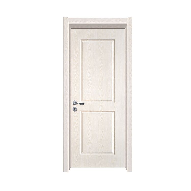 Yingkang E0 standard qualified Swing Single leaf interior PVC door paint wpc door for Villa with cheap price